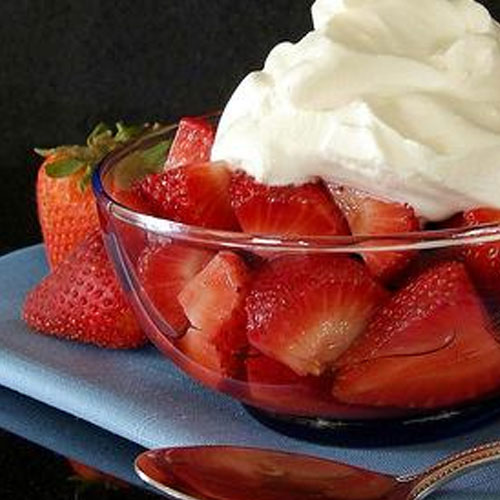 Fragole con panna